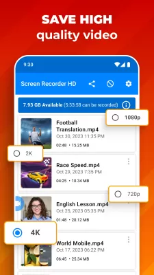 Screen Recorder: Facecam Audio screenshot2