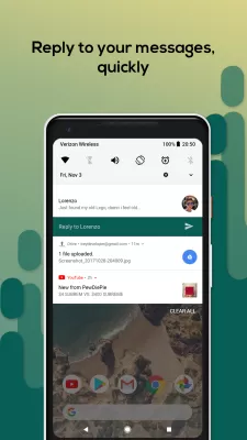 Material Notification Shade screenshot1