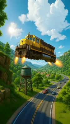Train Ramp Jumping screenshot1