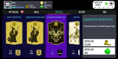 NT 21 Draft + Pack Opener screenshot3