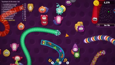 Worms Zone .io - Hungry Snake screenshot2