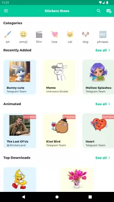 Animated Stickers Store screenshot1