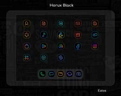 Horux Black screenshot1