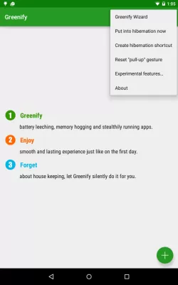 Greenify screenshot2