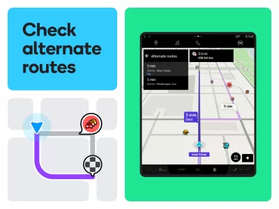 Waze screenshot1