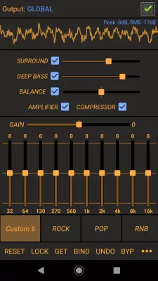 PowerAudio Equalizer screenshot1