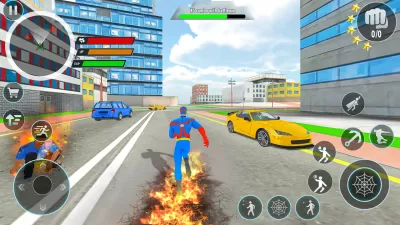 Police Robot Rope Hero Game 3d screenshot2