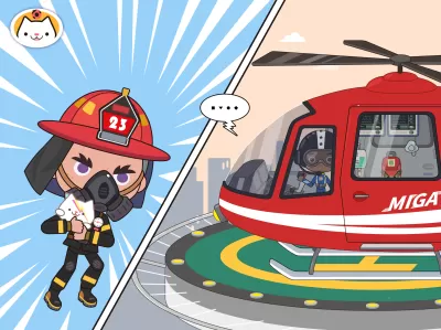 Miga Town: My Fire Station screenshot2