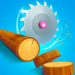 Idle Cutter: Wood Slice MOD APK icon