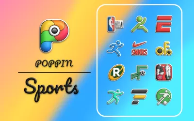 Poppin icon pack screenshot3
