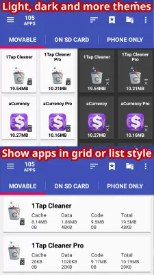 AppMgr Pro III (App 2 SD) screenshot2