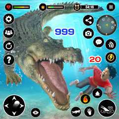 Animal Crocodile Attack Sim MOD APK