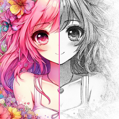 Draw Anime Sketch MOD APK icon
