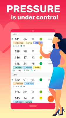 Blood Pressure－Cardio journal screenshot1