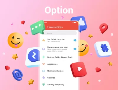 3D Launcher screenshot1