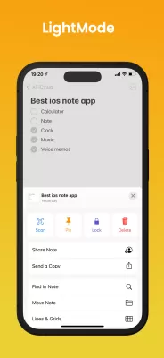 Note OS 17 - Phone 16 Notes screenshot4