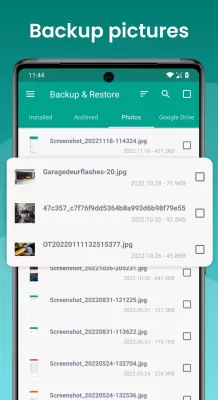 Backup and Restore screenshot3