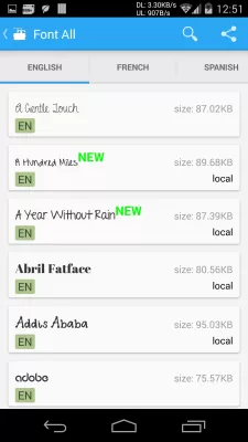 iFont(Expert of Fonts) screenshot4