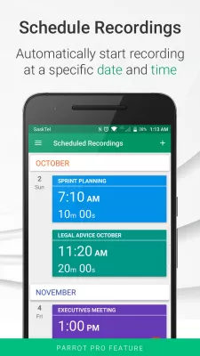 Parrot Voice Recorder screenshot2