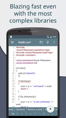 Cxxdroid screenshot3