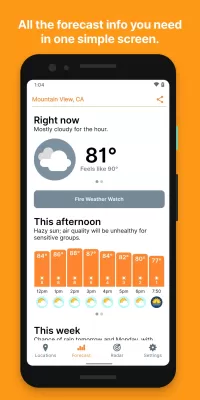 Hello Weather screenshot4