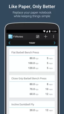 FitNotes screenshot3