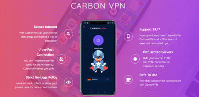 Carbon VPN Pro Premium screenshot1