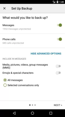 SMS Backup & Restore Pro screenshot2