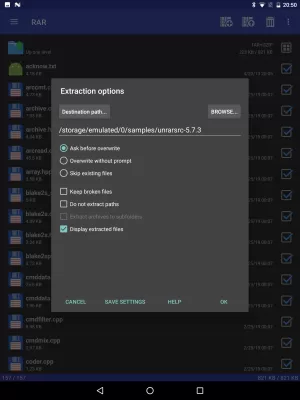 RAR screenshot2
