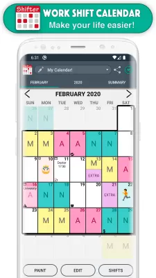 Work Shift Calendar screenshot2