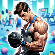 Gym Simulator 3D Fitness Store MOD APK icon