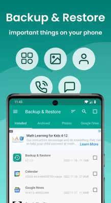 Backup and Restore screenshot2
