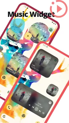 Music Widget Android 12 screenshot1