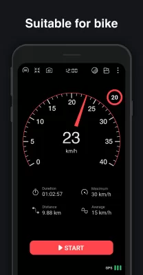 GPS Speedometer : Odometer HUD screenshot2
