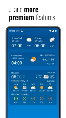Transparent clock and weather screenshot1