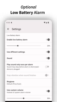 Full Battery Charge Alarm screenshot3