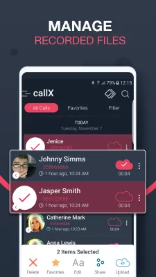 Call Recorder - callX screenshot3