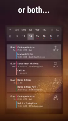 Event Flow Calendar Widget screenshot3