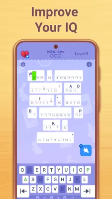 Cryptogram Letters and Numbers screenshot1
