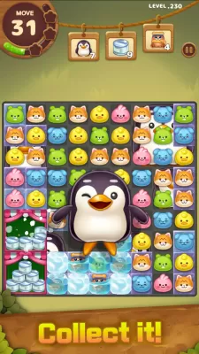 Candy Friends Forest : Match-3 screenshot2