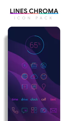 Lines Chroma - Icon Pack screenshot2