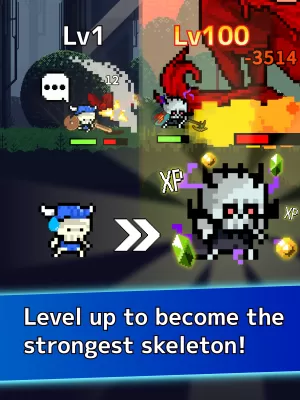 Idle Skeleton - Pixel RPG screenshot1