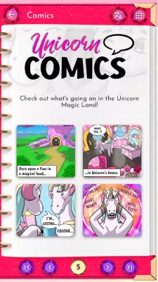 Unicorn Diary (lock - PIN) screenshot3