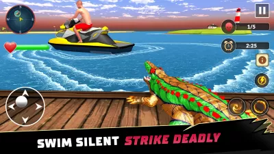 Animal Crocodile Attack Sim screenshot1