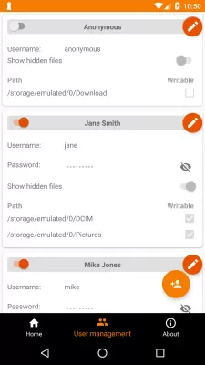 FTP Server - Multiple users screenshot2