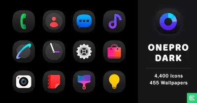 OnePro (Dark) - Icon Pack screenshot1