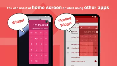 Calculator - Floating Widget screenshot1