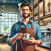 Coffee Shop Simulator 3D Cafe MOD APK icon