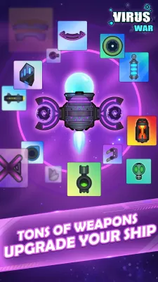 Virus War - Space Shooting screenshot1