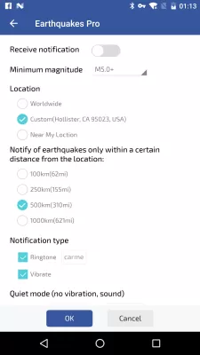 Earthquakes Pro screenshot1